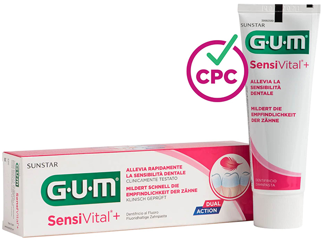 GUM SENSIVITAL + DENTIFRICIO 75 ML - Farmacia Artemisia di Montecuollo Dott. Angelo snc