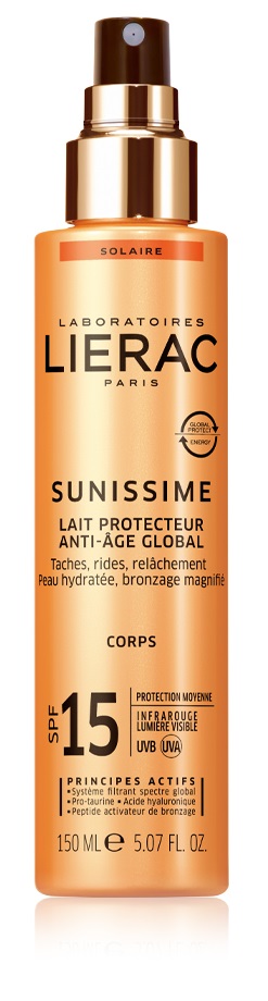 LIERAC SUNISSIME LATTE CORPO SPF15 150 ML - Farmacia Artemisia di Montecuollo Dott. Angelo snc
