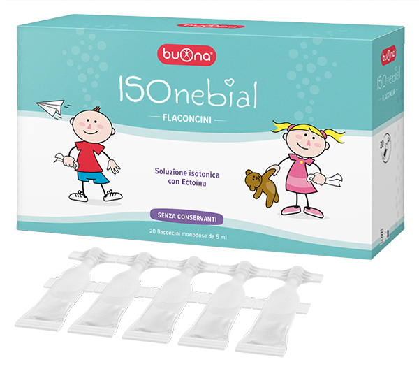 ISONEBIAL FLACONCINI SOLUZIONE ISOTONICA 0,9% CON AGGIUNTA DI ECTOINA 20X5 ML - Farmacia Artemisia di Montecuollo Dott. Angelo snc