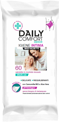 DAILY COMFORT SENIOR PANNI DETERGENTI IGIENE INTIMA 60 PEZZI - Farmacia Artemisia di Montecuollo Dott. Angelo snc