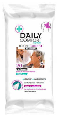 DAILY COMFORT SENIOR PANNI IGIENE CORPO 24 PEZZI - Farmacia Artemisia di Montecuollo Dott. Angelo snc