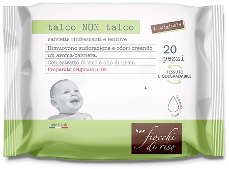 FIOCCHI DI RISO SALVIETTE TALCO NON TALCO - Farmacia Artemisia di Montecuollo Dott. Angelo snc