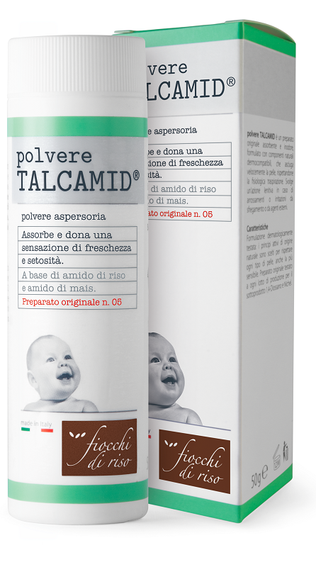 FIOCCHI DI RISO TALCAMID POLVERE 50 G - Farmacia Artemisia di Montecuollo Dott. Angelo snc