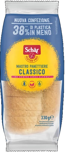 SCHAR CLASSICO DEL MASTRO PANETTIERE PANE BIANCO SENZA LATTOSIO 330 G - Farmacia Artemisia di Montecuollo Dott. Angelo snc