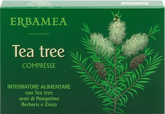 ERBAMEA TEA TREE 30 COMPRESSE - Farmacia Artemisia di Montecuollo Dott. Angelo snc