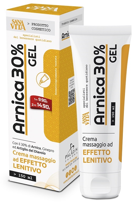 SANAVITA ARNICA 30% GEL 150 ML - Farmacia Artemisia di Montecuollo Dott. Angelo snc
