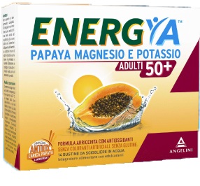 ENERGYA PAPAYA MAGNESIO POTASSIO 50+ 14 BUSTINE - Farmacia Artemisia di Montecuollo Dott. Angelo snc