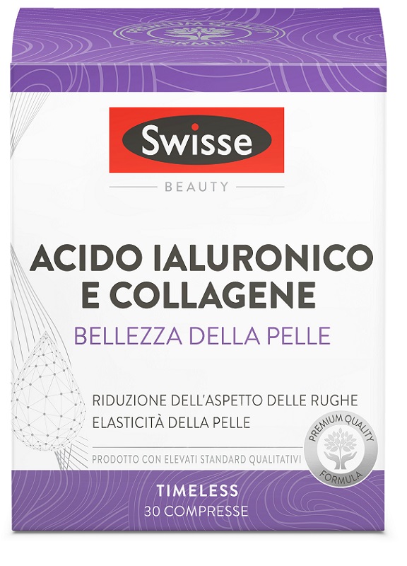 SWISSE ACIDO IALURONICO COLLAGENE BELLEZZA DELLA PELLE 30 COMPRESSE - Farmacia Artemisia di Montecuollo Dott. Angelo snc