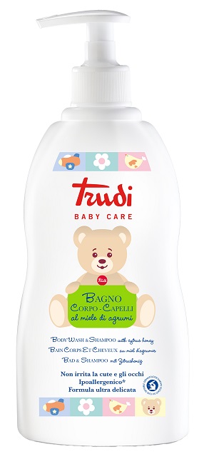 TRUDI BABY CARE BAGNO CORPO/CAPELLI 500 ML - Farmacia Artemisia di Montecuollo Dott. Angelo snc