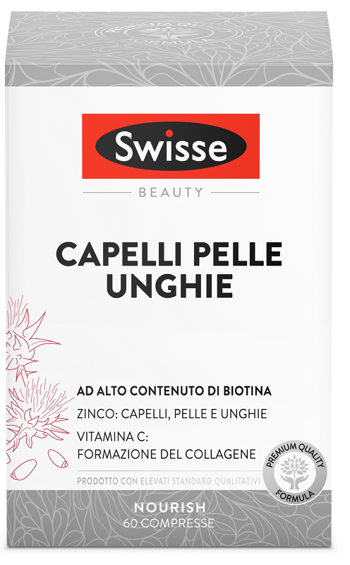 SWISSE CAPELLI PELLE UNGHIE 60 COMPRESSE - Farmacia Artemisia di Montecuollo Dott. Angelo snc
