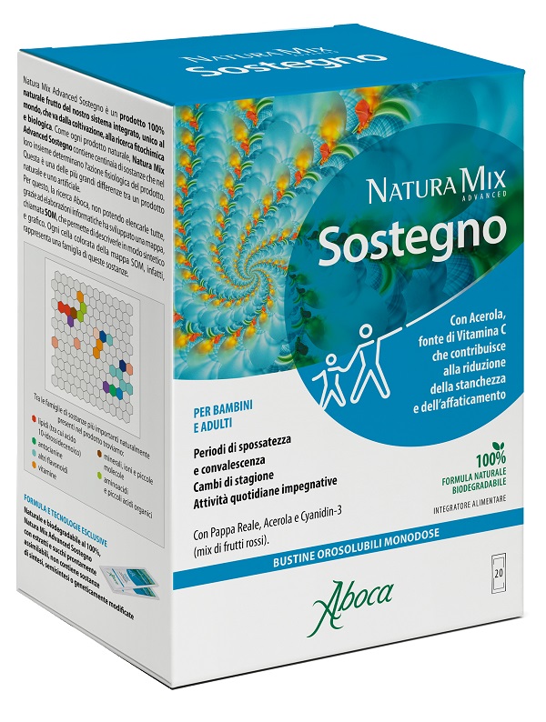 NATURA MIX ADVANCED SOSTEGNO OROSOLUBILE 20 BUSTINE - Farmacia Artemisia di Montecuollo Dott. Angelo snc