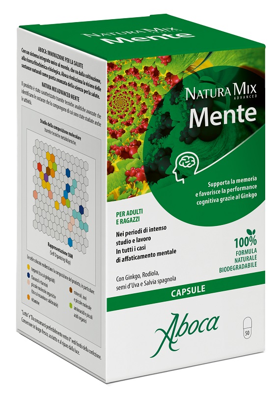 NATURA MIX ADVANCED MENTE 50 CAPSULE - Farmacia Artemisia di Montecuollo Dott. Angelo snc