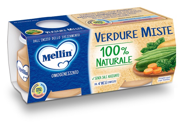 MELLIN OMOGENEIZZATO DI VERDURE MISTE 4 X 80 G - Farmacia Artemisia di Montecuollo Dott. Angelo snc
