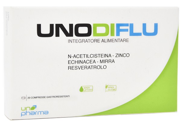 UNODIFLU 20 COMPRESSE - Farmacia Artemisia di Montecuollo Dott. Angelo snc
