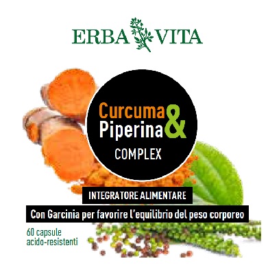 CURCUMA&PIPERINA COMPLEX 60 CAPSULE - Farmacia Artemisia di Montecuollo Dott. Angelo snc