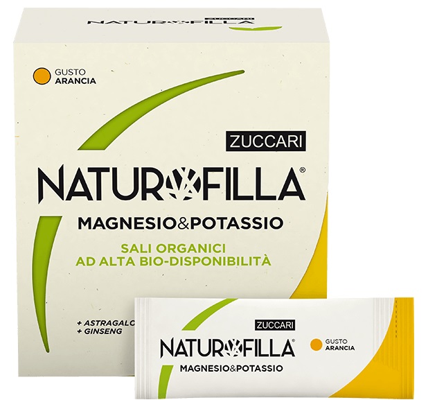 NATUROFILLA MAGNESIO & POTASSIO GUSTO ARANCIA 14 STICK PACK - Farmacia Artemisia di Montecuollo Dott. Angelo snc