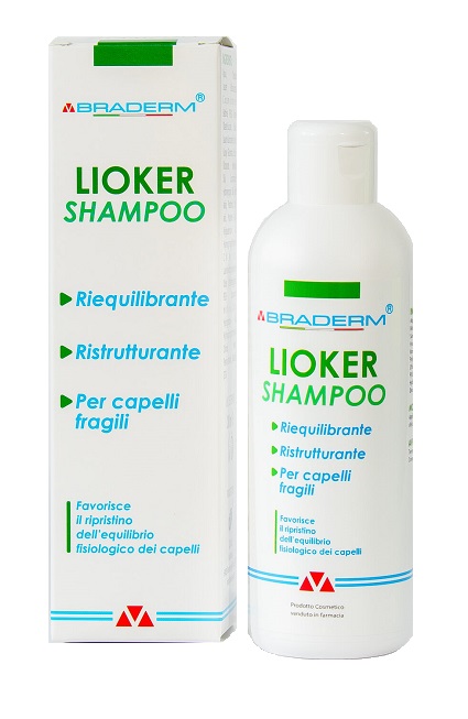 LIOKER SHAMPOO 200 ML BRADERM - Farmacia Artemisia di Montecuollo Dott. Angelo snc