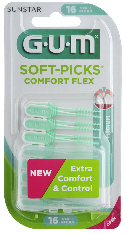GUM SOFT PICK COMFORT FLEX SCOVOLINO INTERDENTALE 40 PEZZI - Farmacia Artemisia di Montecuollo Dott. Angelo snc