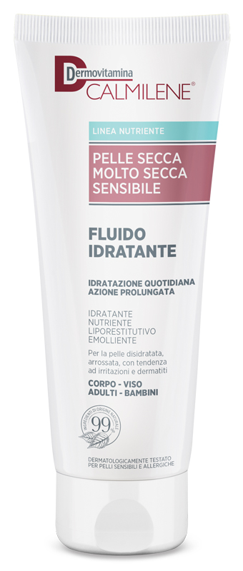 DERMOVITAMINA CALMILENE FLUIDO IDRATANTE PER PELLE SECCA, MOLTO SECCA E SENSIBILE 250 ML - Farmacia Artemisia di Montecuollo Dott. Angelo snc