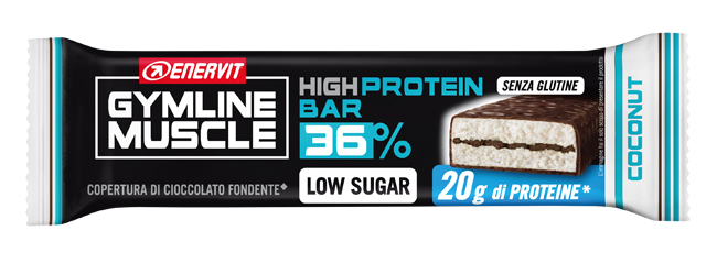 GYMLINE 20G PROTEINBAR LS COCONUT 55 G - Farmacia Artemisia di Montecuollo Dott. Angelo snc