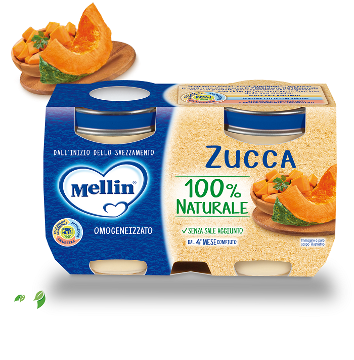OMOGENEIZZATO ZUCCA 2 X 125 G - Farmacia Artemisia di Montecuollo Dott. Angelo snc