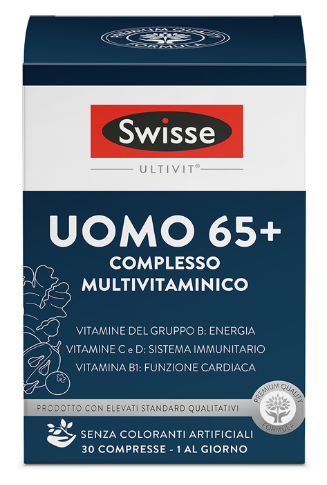 SWISSE UOMO 65+ COMPLESSO MULTIVITAMINICO 30 COMPRESSE - Farmacia Artemisia di Montecuollo Dott. Angelo snc