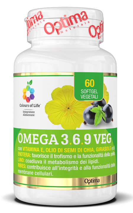 COLOURS OF LIFE OMEGA 3-6-9 VEG 60 SOFT GEL - Farmacia Artemisia di Montecuollo Dott. Angelo snc