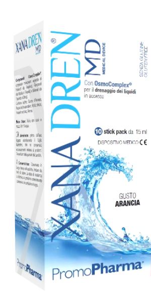 XANADREN ARANCIA 10 STICK PACK DA 15 ML - Farmacia Artemisia di Montecuollo Dott. Angelo snc