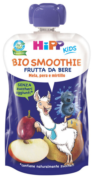 HIPP BIO SMOOTHIES MELA/PERA/MIRTILLO 120 ML - Farmacia Artemisia di Montecuollo Dott. Angelo snc
