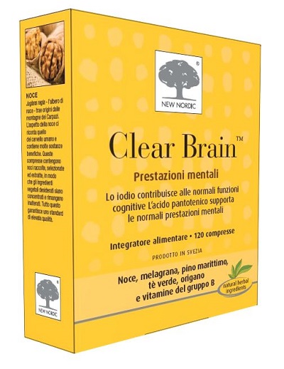 CLEAR BRAIN 120 COMPRESSE - Farmacia Artemisia di Montecuollo Dott. Angelo snc