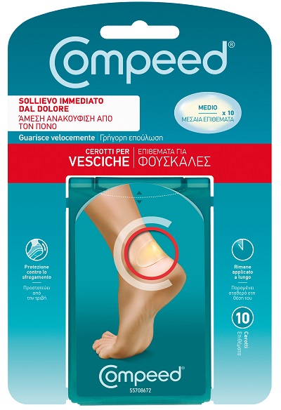 COMPEED CEROTTO VESCICHE MEDIO 10 PEZZI - Farmacia Artemisia di Montecuollo Dott. Angelo snc