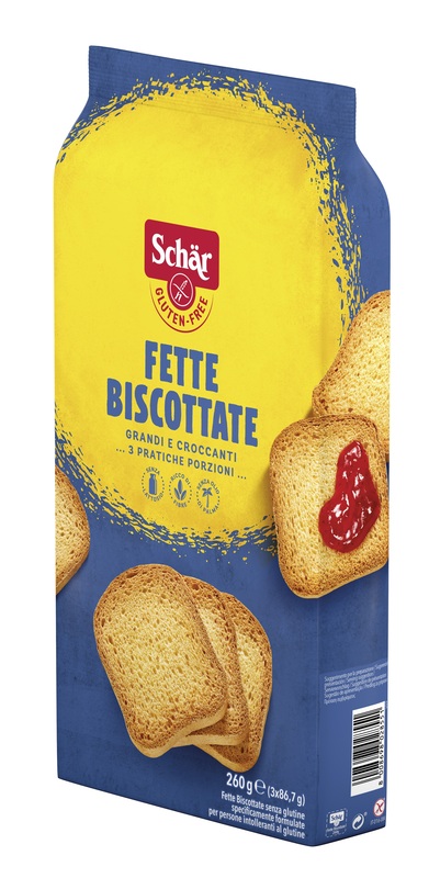 SCHAR FETTE BISCOTTATE 3 PORZIONI DA 86,7 G - Farmacia Artemisia di Montecuollo Dott. Angelo snc