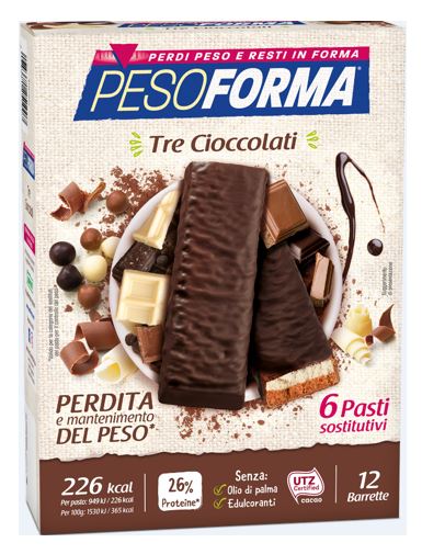 PESOFORMA BARR 3 CIOCCOLATI 372 G - Farmacia Artemisia di Montecuollo Dott. Angelo snc