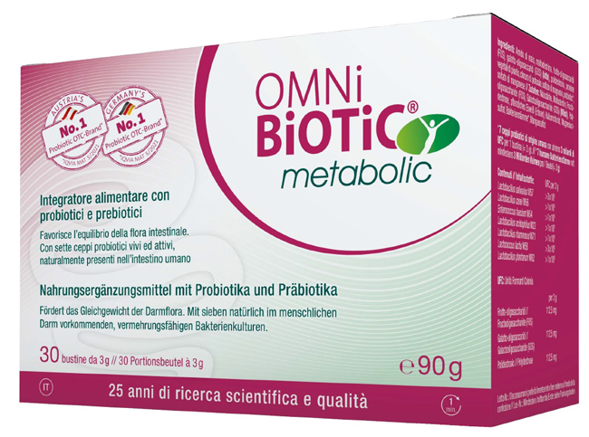 OMNI BIOTIC METABOLIC 30 BUSTINE DA 3 G - Farmacia Artemisia di Montecuollo Dott. Angelo snc