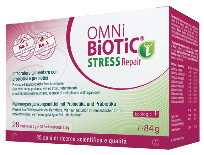OMNI BIOTIC STRESS REPAIR 28 BUSTINE DA 3 G - Farmacia Artemisia di Montecuollo Dott. Angelo snc