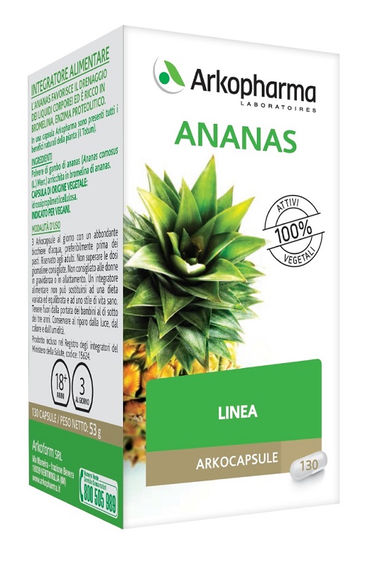 ARKO CAPSULE ANANAS 130 CAPSULE - Farmacia Artemisia di Montecuollo Dott. Angelo snc