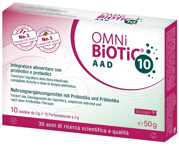 OMNI BIOTIC 10 AAD 10 BUSTINE DA 5 G - Farmacia Artemisia di Montecuollo Dott. Angelo snc