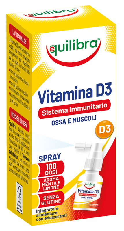 VITAMINA D3 SISTEMA IMMUNITARIO OSSA E MUSCOLI 13 ML - Farmacia Artemisia di Montecuollo Dott. Angelo snc