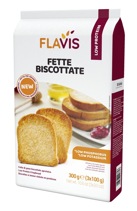 FLAVIS FETTE BISCOTTATE APROTEICHE 300 G - Farmacia Artemisia di Montecuollo Dott. Angelo snc