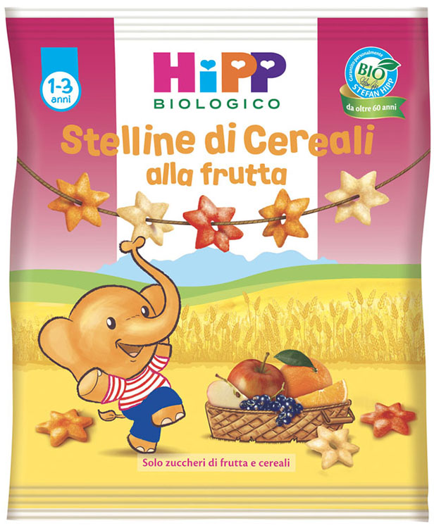 HIPP BIO STELLINE DI CEREALI ALLA FRUTTA 30 G - Farmacia Artemisia di Montecuollo Dott. Angelo snc