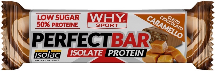WHYSPORT PERFECT BAR CIOCCOLATO CARAMELLO 50 G - Farmacia Artemisia di Montecuollo Dott. Angelo snc