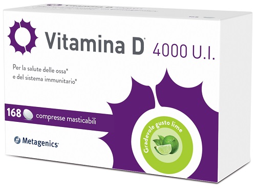 VITAMINA D 4000UI 168 COMPRESSE MASTICABILI - Farmacia Artemisia di Montecuollo Dott. Angelo snc