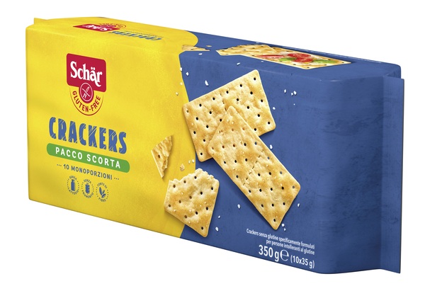 SCHAR CRACKERS SENZA LATTOSIO PACCO SCORTA 10 MONOPORZIONI DA 35 G - Farmacia Artemisia di Montecuollo Dott. Angelo snc