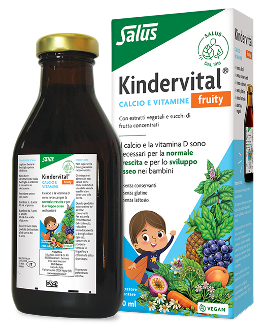 KINDERVITAL FRUITY 250 ML - Farmacia Artemisia di Montecuollo Dott. Angelo snc