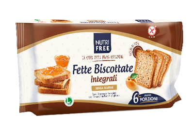 NUTRIFREE FETTE BISCOTTATE INTEGRALI 225 G - Farmacia Artemisia di Montecuollo Dott. Angelo snc