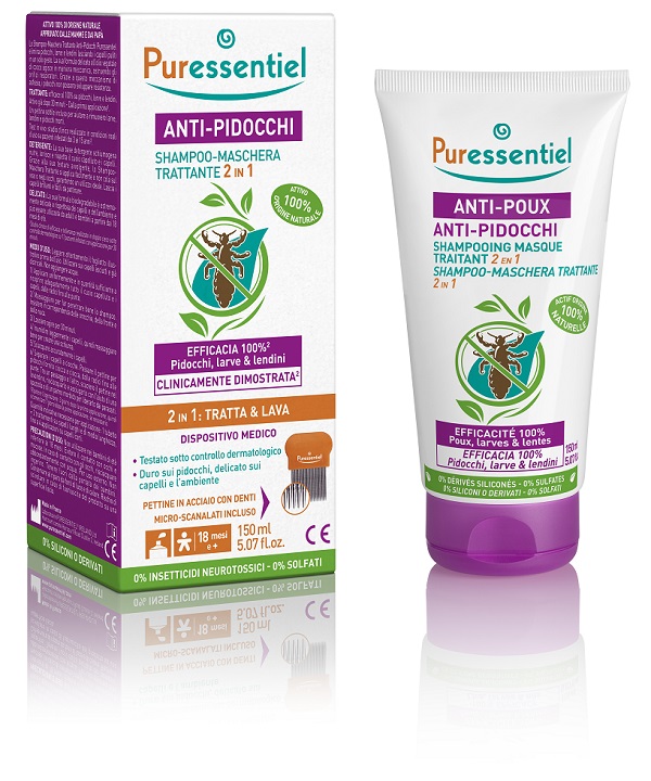 PURESSENTIEL SHAMPOO TRATTAMENTO PIDOCCHI 150 ML - Farmacia Artemisia di Montecuollo Dott. Angelo snc