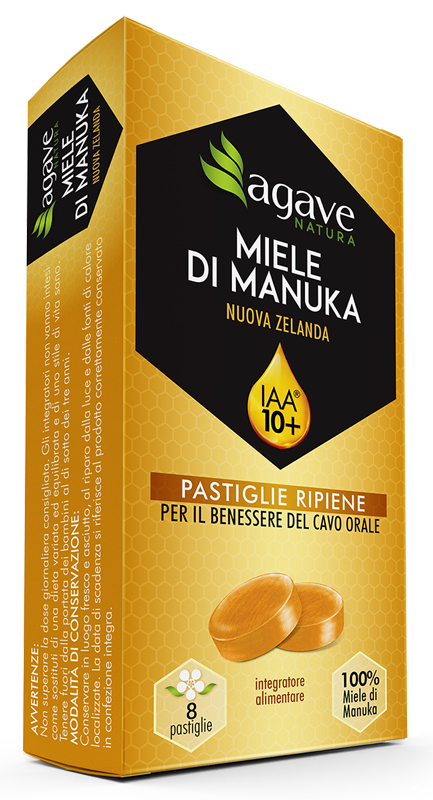 AGAVE NATURA MANUKA IAA 10+ 8 PASTIGLIE 20 G - Farmacia Artemisia di Montecuollo Dott. Angelo snc