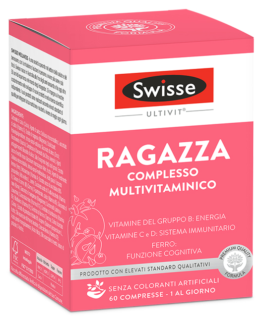 SWISSE MULTIVITAMINICO RAGAZZA 60 COMPRESSE - Farmacia Artemisia di Montecuollo Dott. Angelo snc