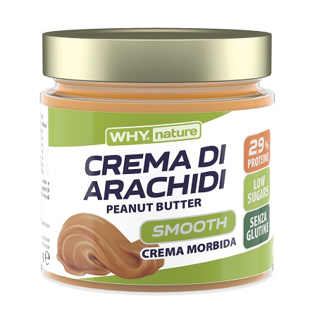 WHYNATURE CREMA ARACHIDI SMOOTH 350 G - Farmacia Artemisia di Montecuollo Dott. Angelo snc