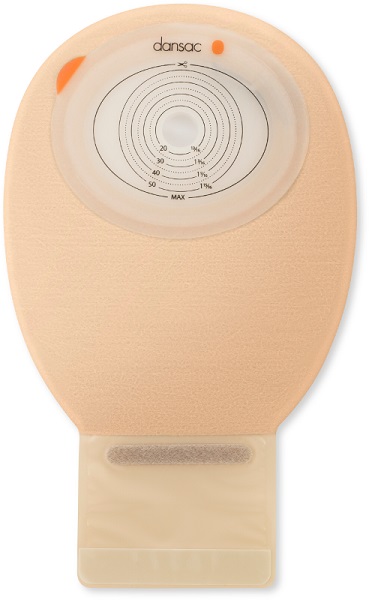 DANSAC NOVALIFE TRE 1 SACCA APERTA OPACA PIANA MAXI PER ILEOSTOMIA CON FINESTRA RITAGLIABILE 15-70X90 MM 550 ML 10 PEZZI - Farmacia Artemisia di Montecuollo Dott. Angelo snc